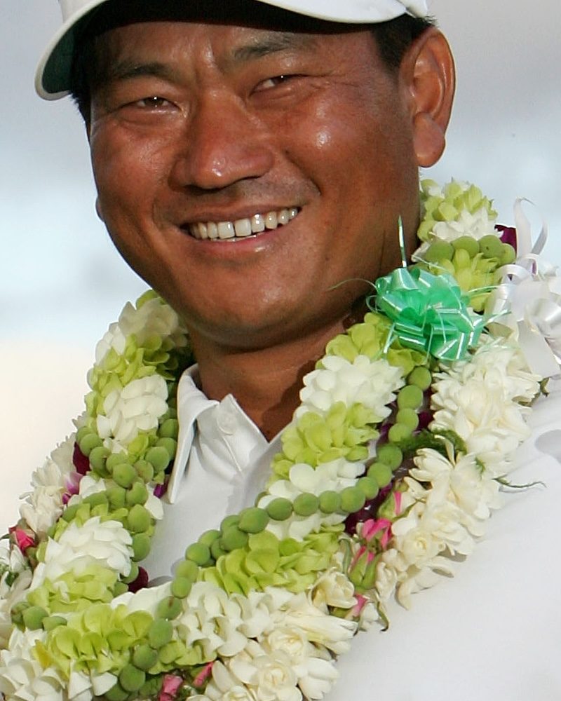 The champion's lei