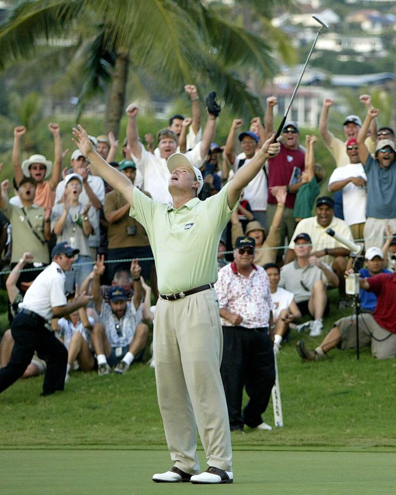 The winning moment